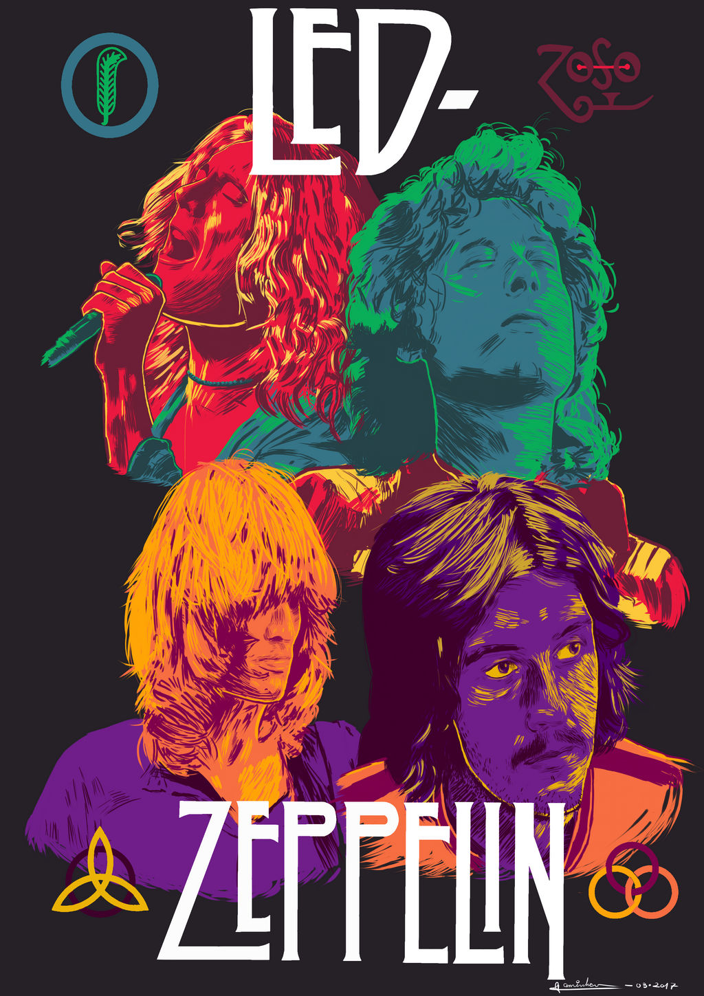 Led Zeppelin Animation Led Zeppelin by desenhossauro on DeviantArt