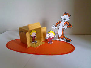 Calvin and Hobbes pop up