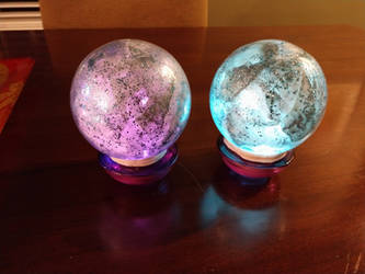 home made Crystal balls