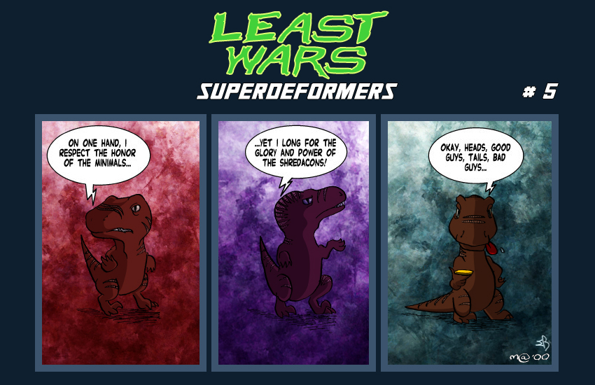 SUPERDEFORMERS - Least Wars # 5 DINOBOD