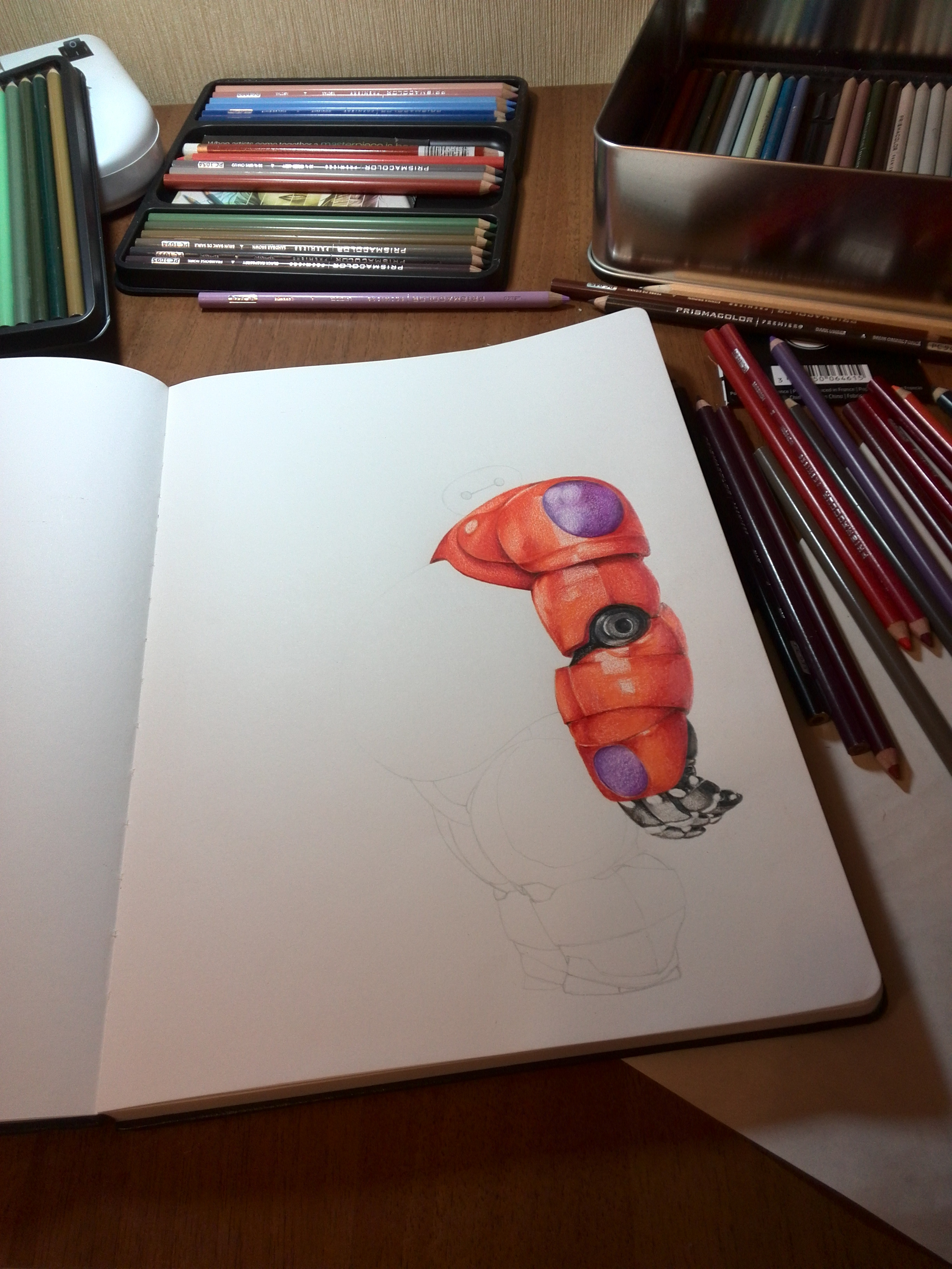 Baymax (Big hero 6) Step 3