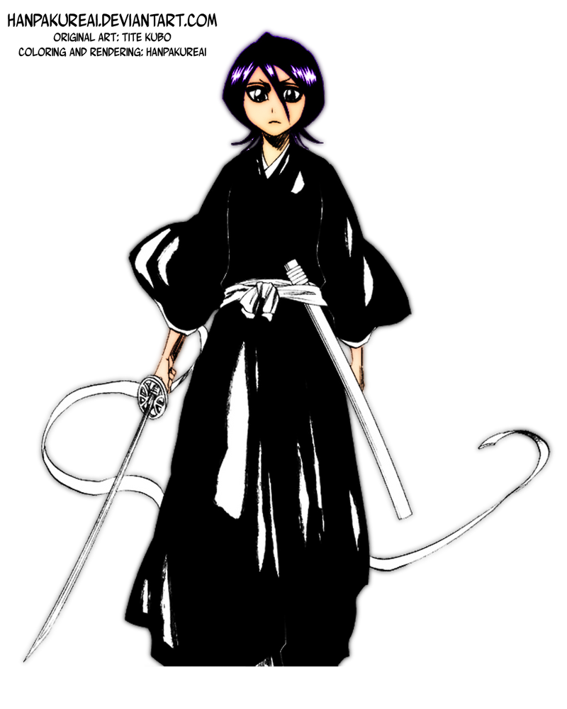 Rukia Colored Render by HanpaKureai on DeviantArt