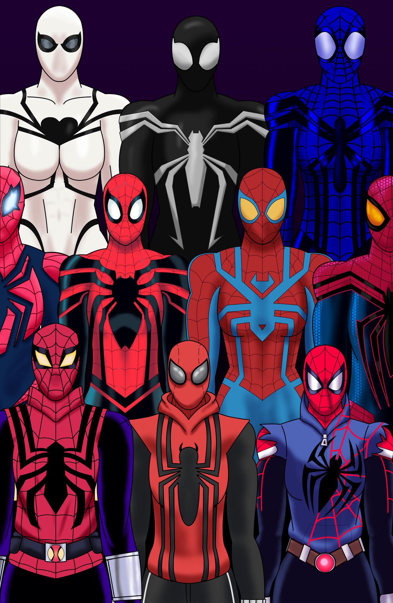 Deviantart Spider Avatar Spiders Everywhere (BACKGROUND) by AlexTheAhsum on DeviantArt