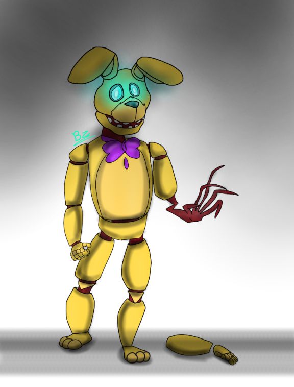 Glitchtrap [Fnaf fanart] by Bunzabloveketchup135 on DeviantArt