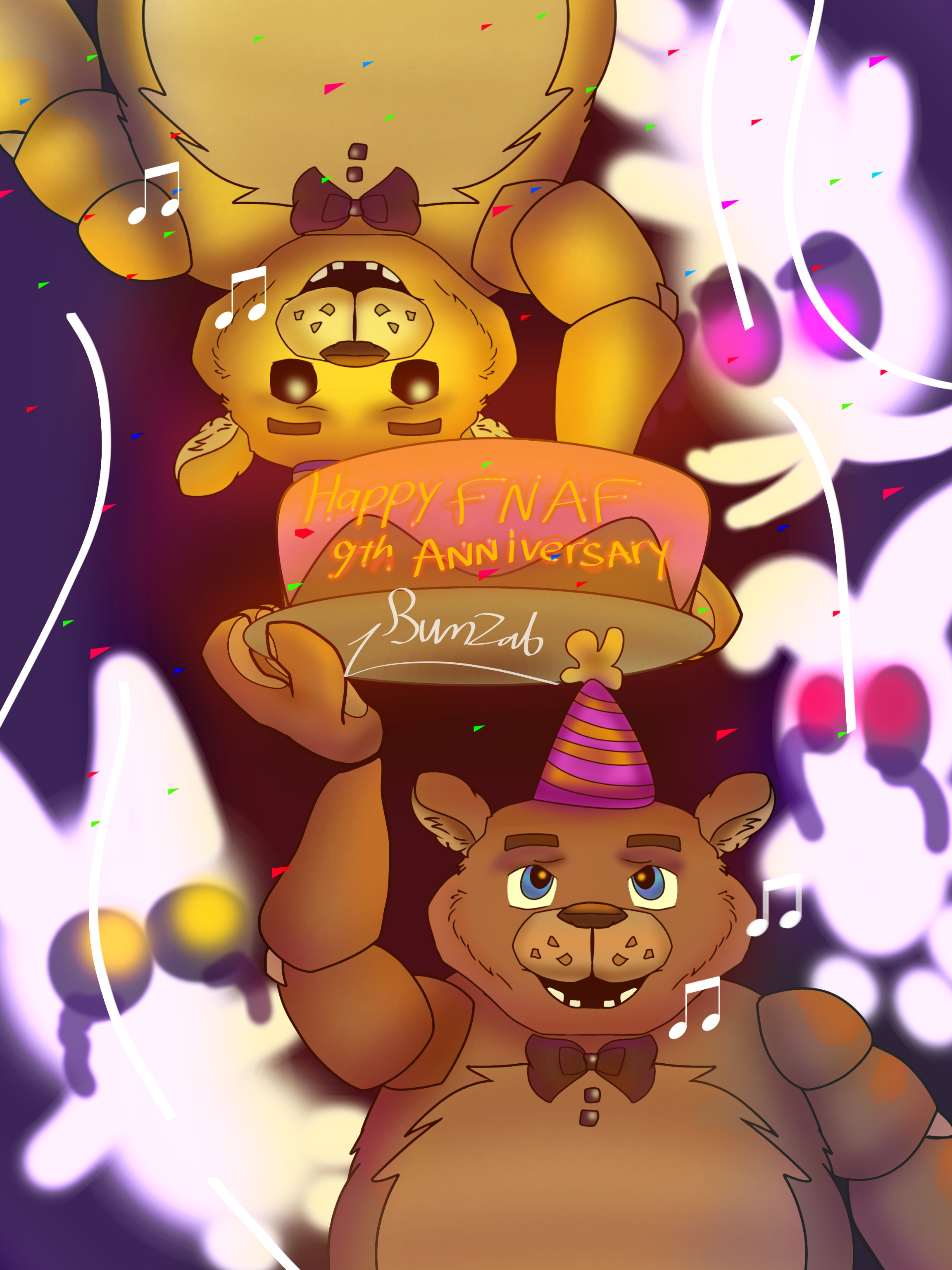 FNAF 4 : SAU ANIMATRONICS by Bunzabloveketchup135 on DeviantArt