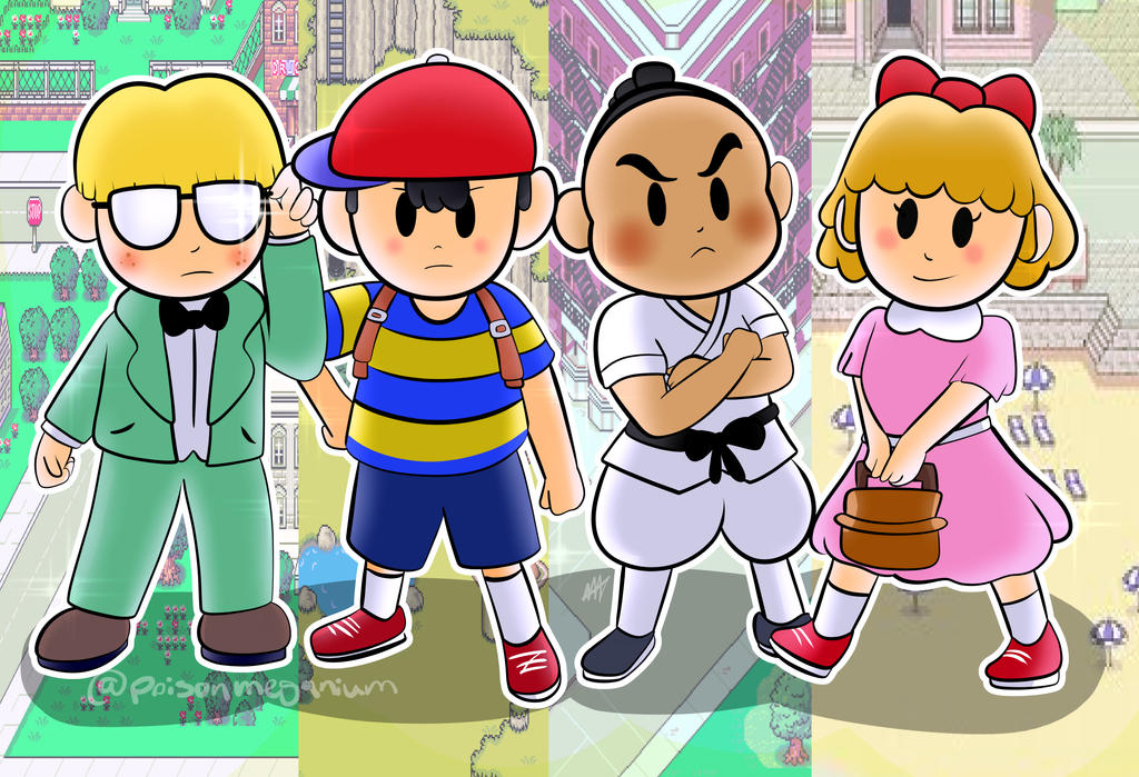 Earthbound Deviantart Earthbound by poisonmeganium on DeviantArt