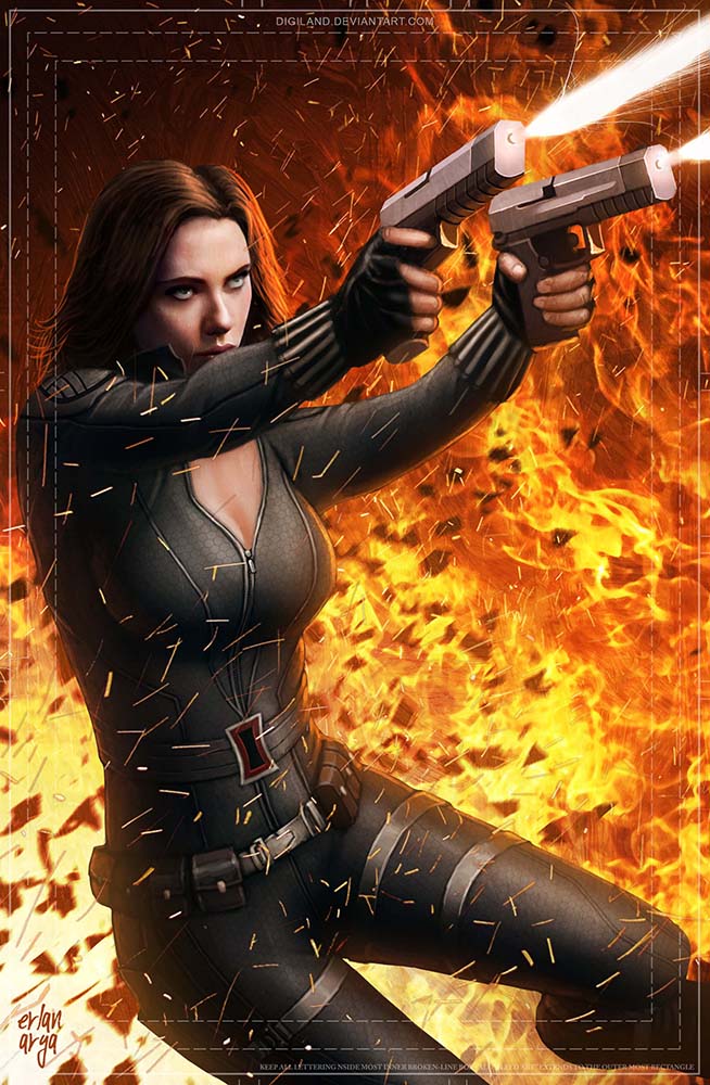 Black Widow by erlanarya