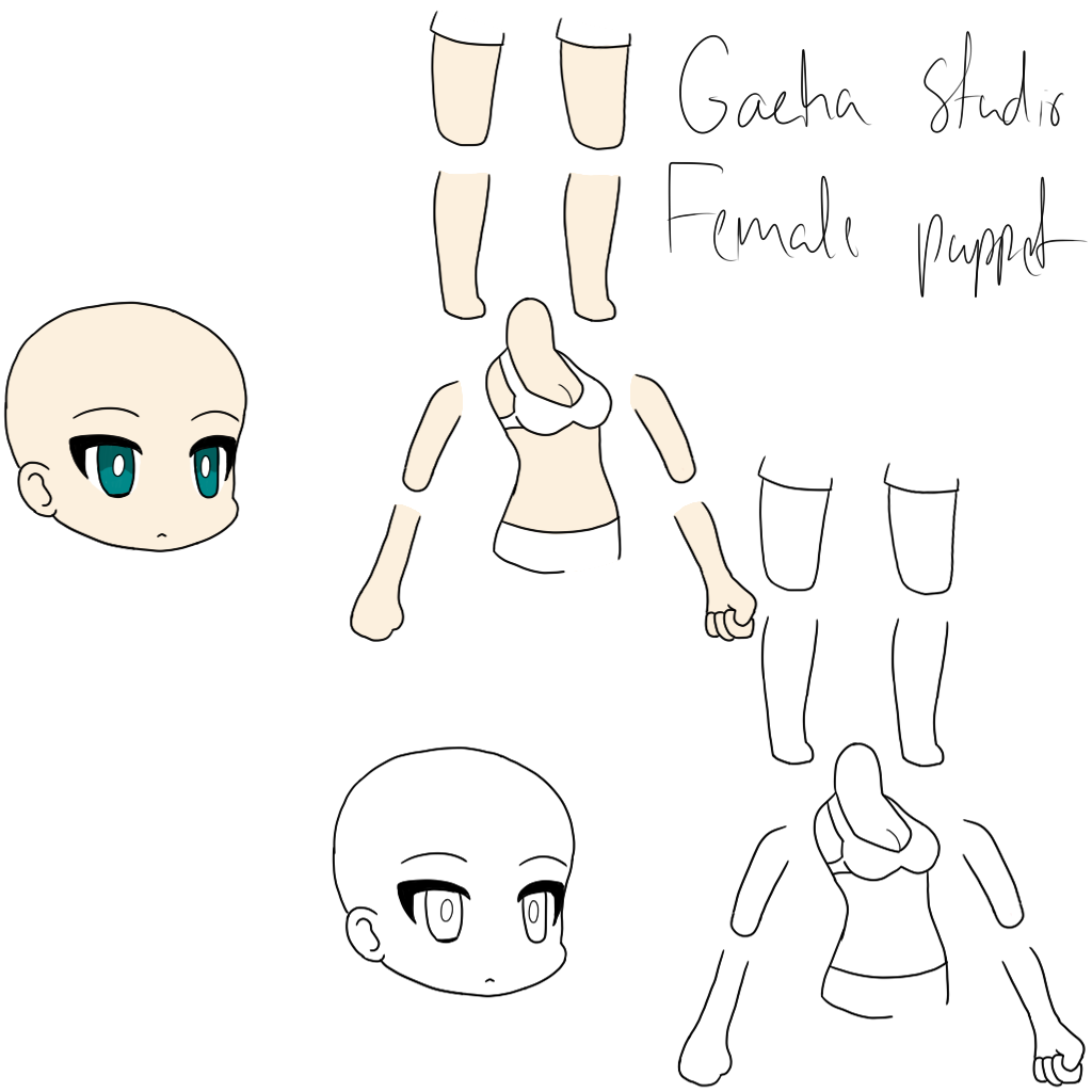 Female Gacha Studio Puppet Colored Base By Gachapuppetmaster On Deviantart Female Gacha Studio Puppet Colored Base By Gachapuppetmaster On Deviantart