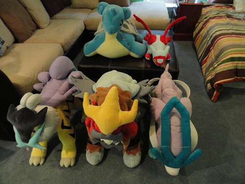 Giant Pokemon Center Plushies Overview (literally)