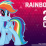 Rainbow Dash 20 % Cooler Wallpaper