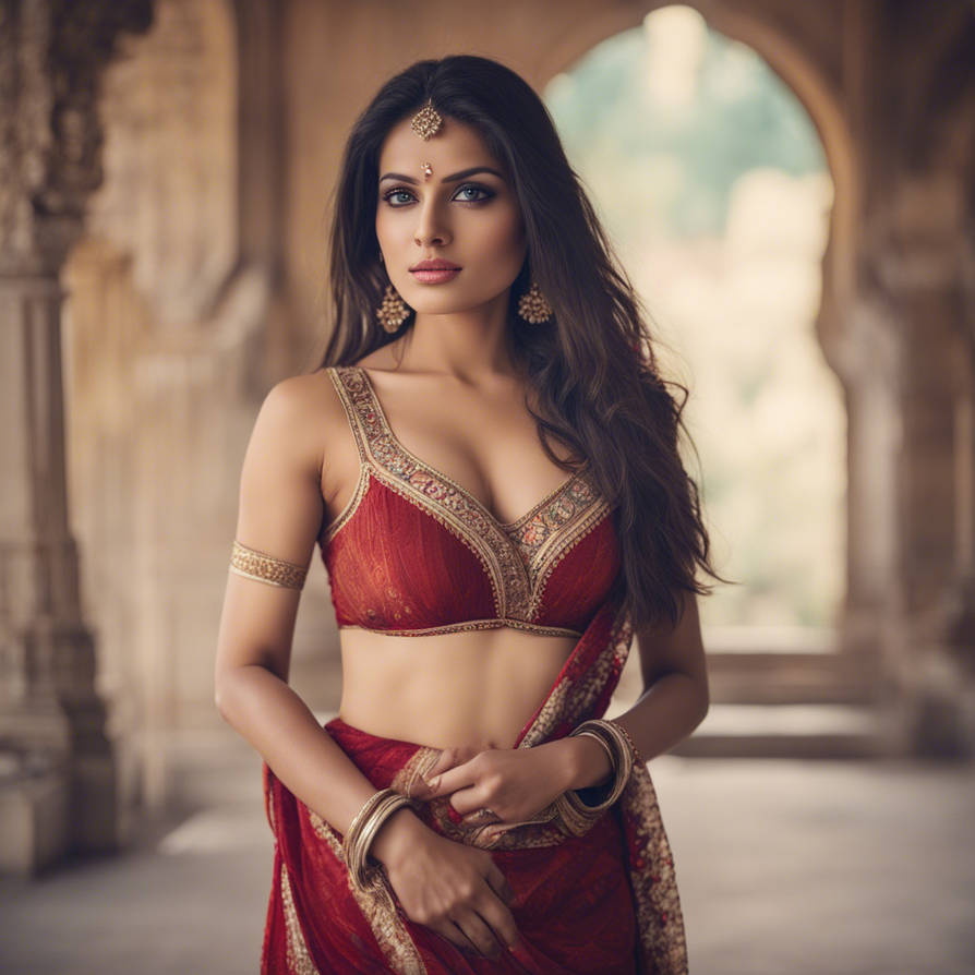 Indian woman, attractive and beautiful