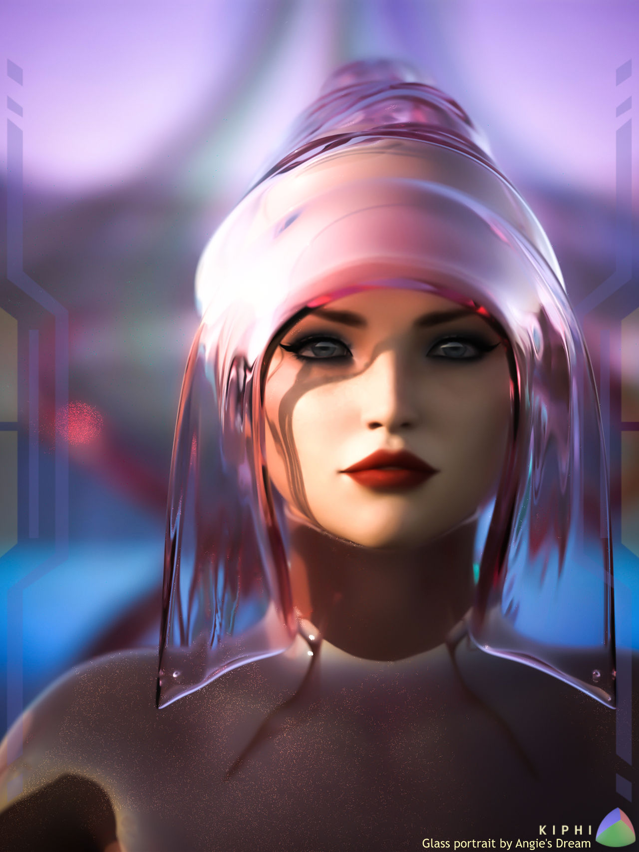 Glass Portrait by ANGIESDREAMART on DeviantArt