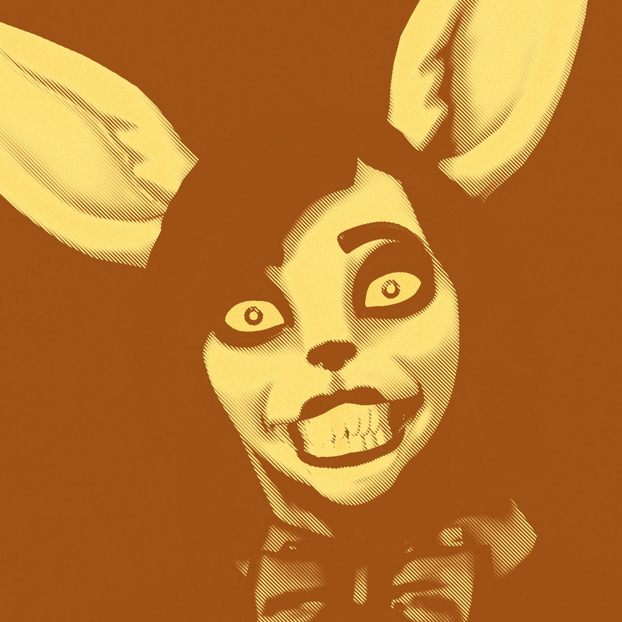 Animatronic Bunny poster by CT-Bonita on DeviantArt