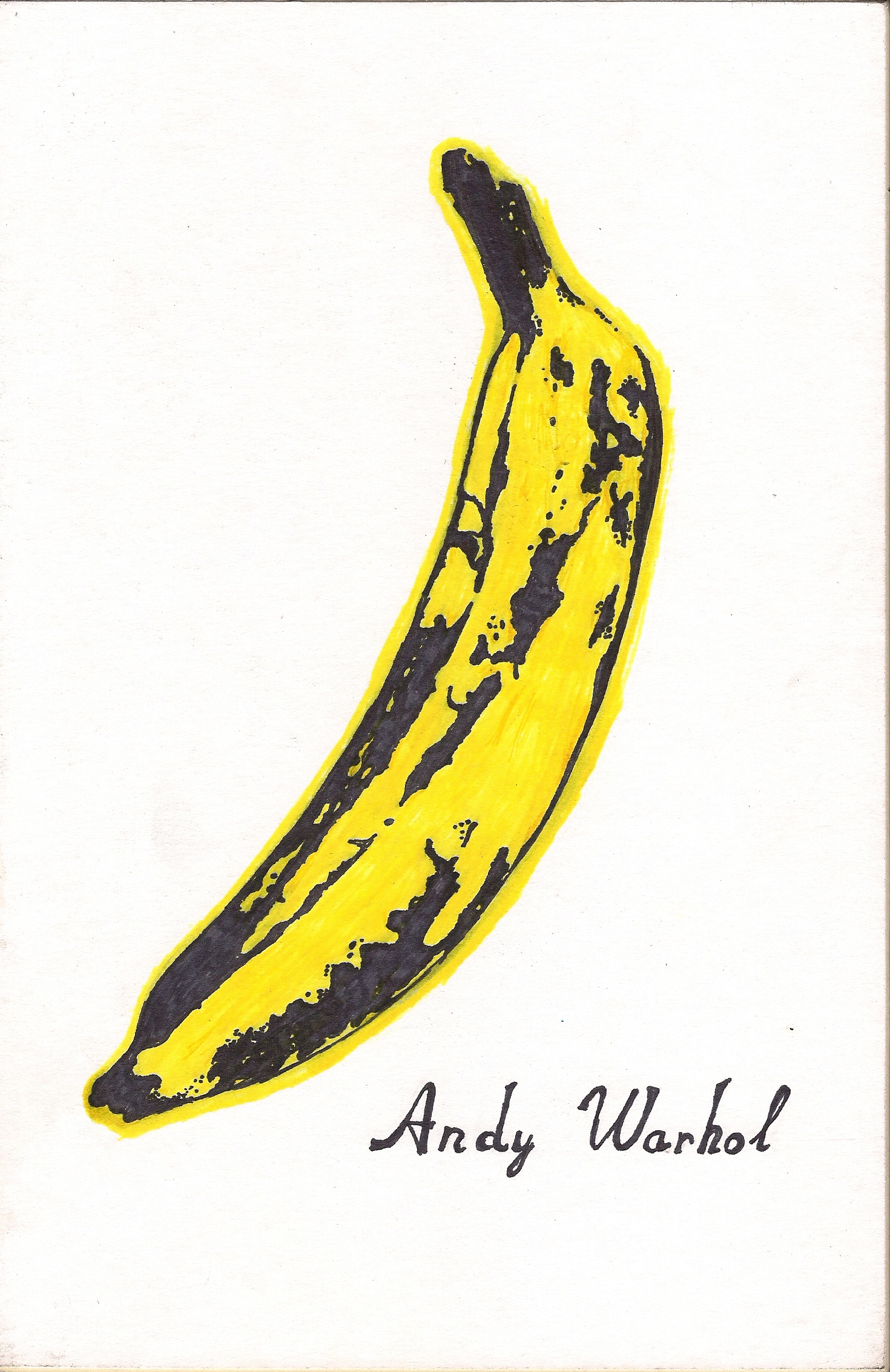 Banana Andy Warhol By Paulinerka On Deviantart