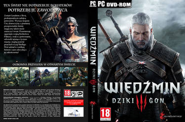Witcher 3 DVD cover PL