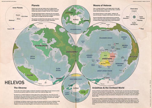 Helevos Hemispheres Atlas Map