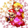 Princess Peach and Mario