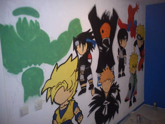 Chibi graffiti Wall Art 1