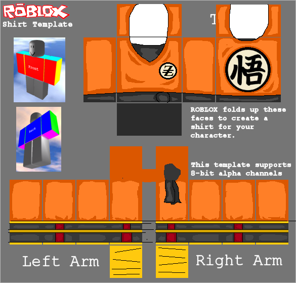 Goku Pants Template By Icanhascheezeburger On Deviantart - roblox goku clothes