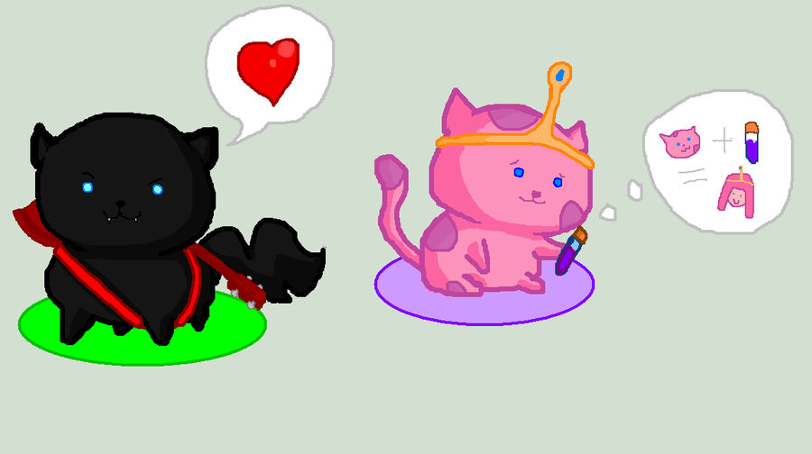 Adventure Time : Bubblegum and Marceline - Kittens