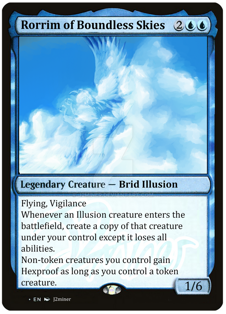 Rorrim of the Boundless Skies MTG Custom Card by j2miner on DeviantArt