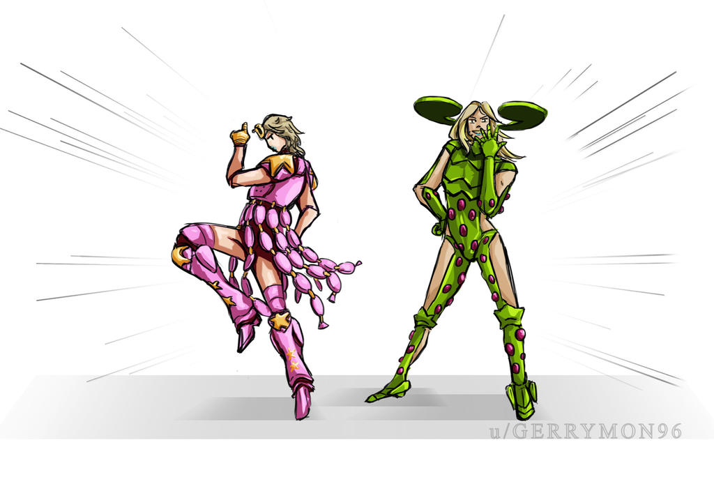 The Jockey Duo Cosplaying as Their Stand (Ver.2) by gabriellawijaya on  DeviantArt