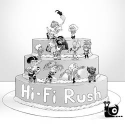 Hi fi rush cake