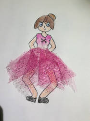 Ballirina with puffy skirt 