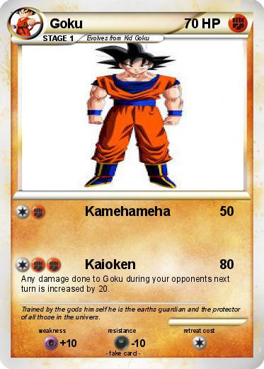 goku pokemon card Goku's Lucario V Custom Goku Infinity - Ayolos73