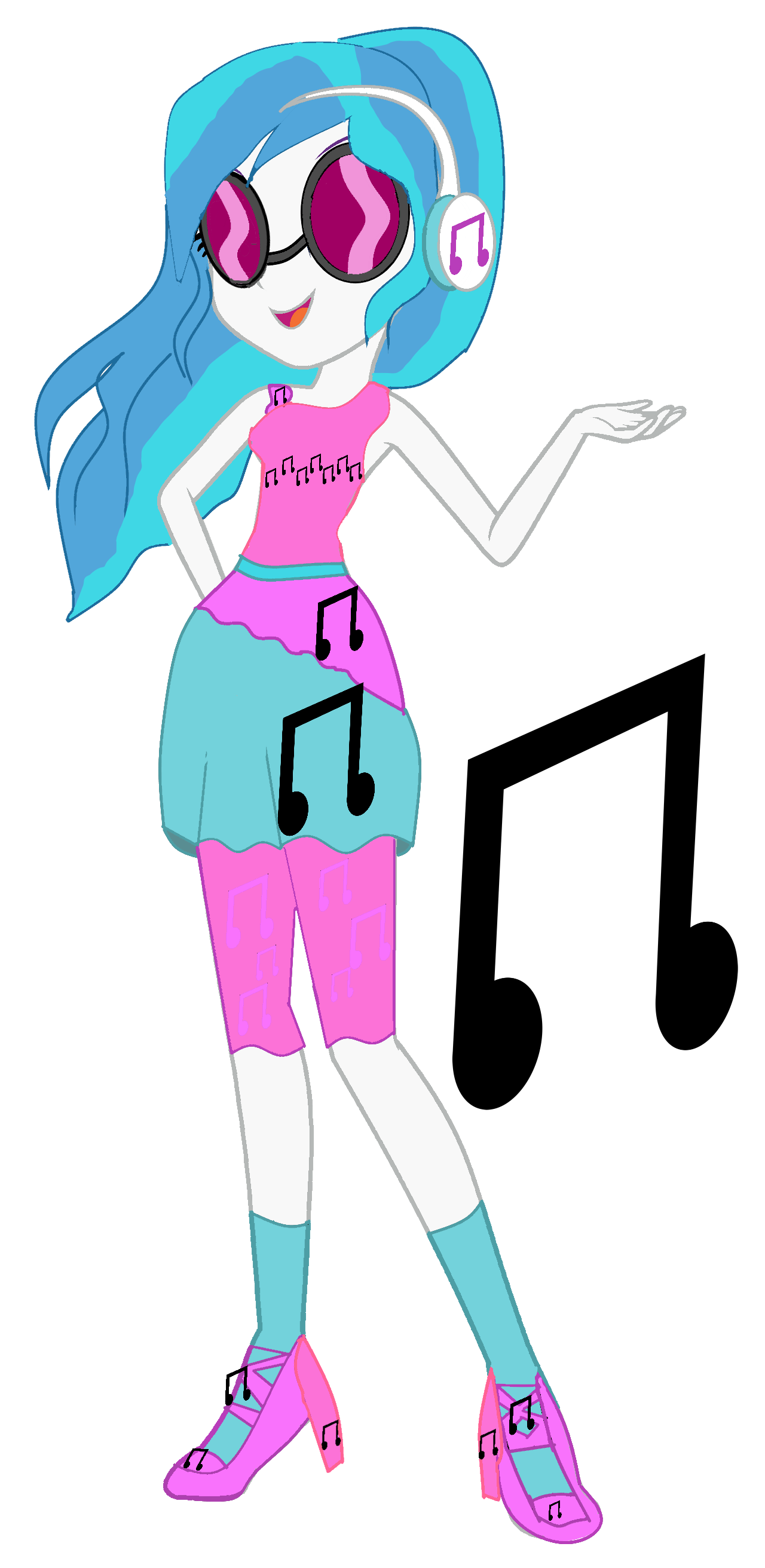 MLP EG Dj Pon 3 New Dress Up by GX592 on DeviantArt