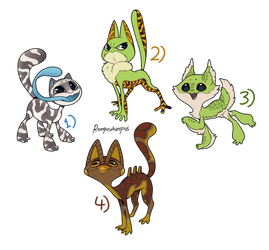 More frog cats adoptables!!! (OPEN)