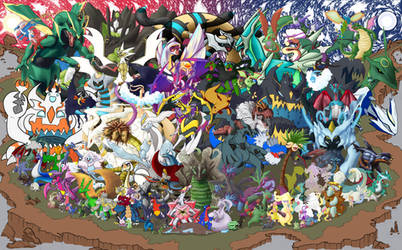 Gotta Draw 'em All: Dragon Type Collab by Marche-Towers