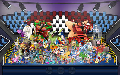 Gotta Draw 'em All: Fighting Type Collab by Marche-Towers