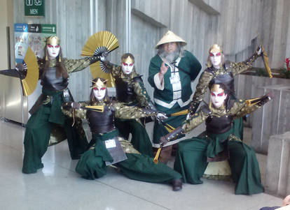 Kyoshi Warriors and Uncle Iroh