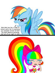 Rainbow Dash is angry at Ra1nb0wk1tty101