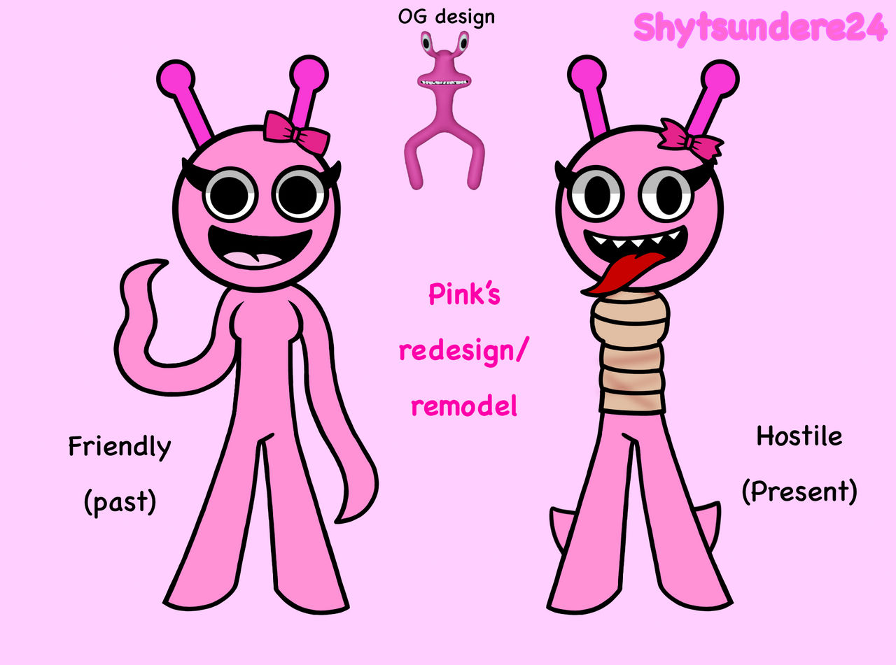 Pink redesign/remodel by Shytsundere24 on DeviantArt