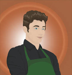 Barista!Kurt by ipoptartyou