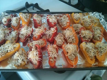 mini Dornish stuffed peppers