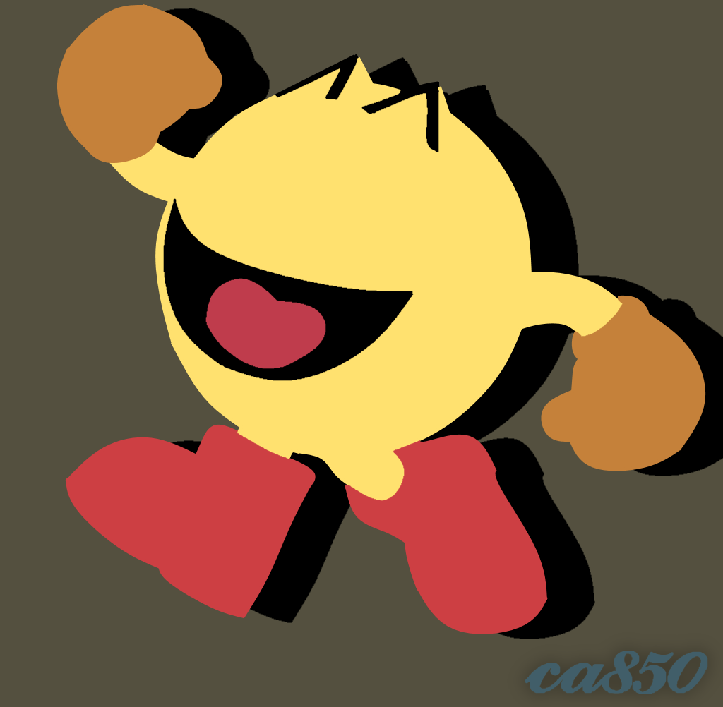 Super Smash Bros Ultimate Pac-Man by ca850 on DeviantArt