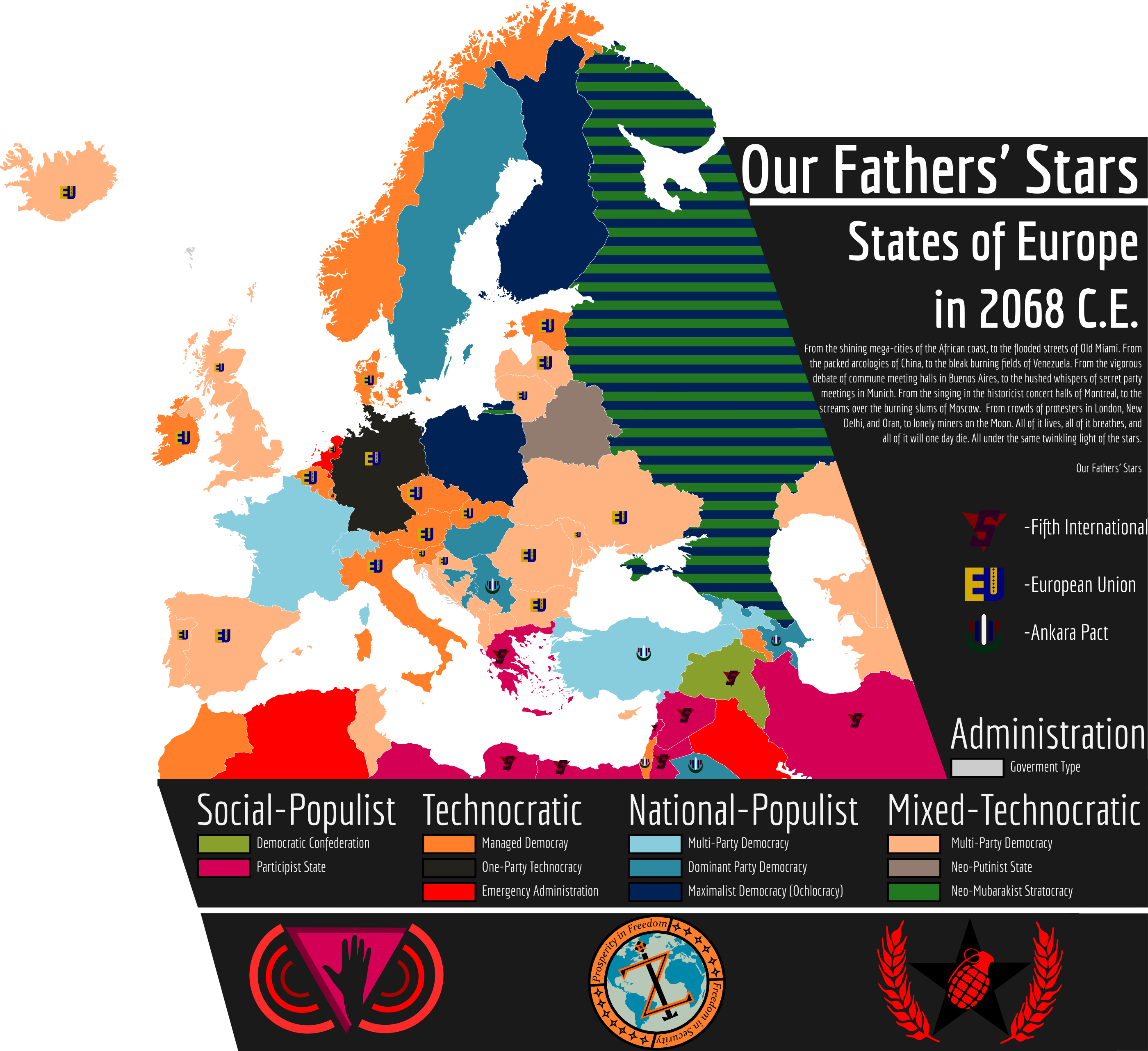 States of Europe - 2068 C.E.