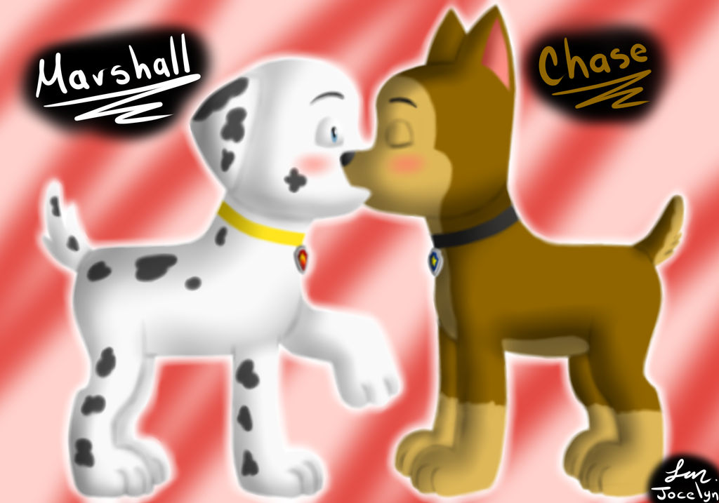 Paw Patrol Marshall X Chase by JocelynMinions on DeviantArt