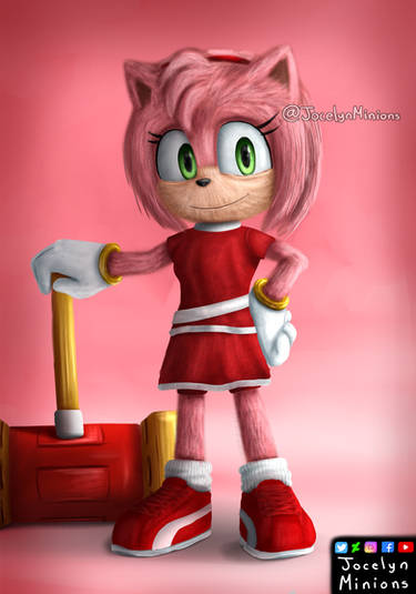 Amy Rose adventure clothes In Sonic The movie 3 by paulinaolguin on  DeviantArt