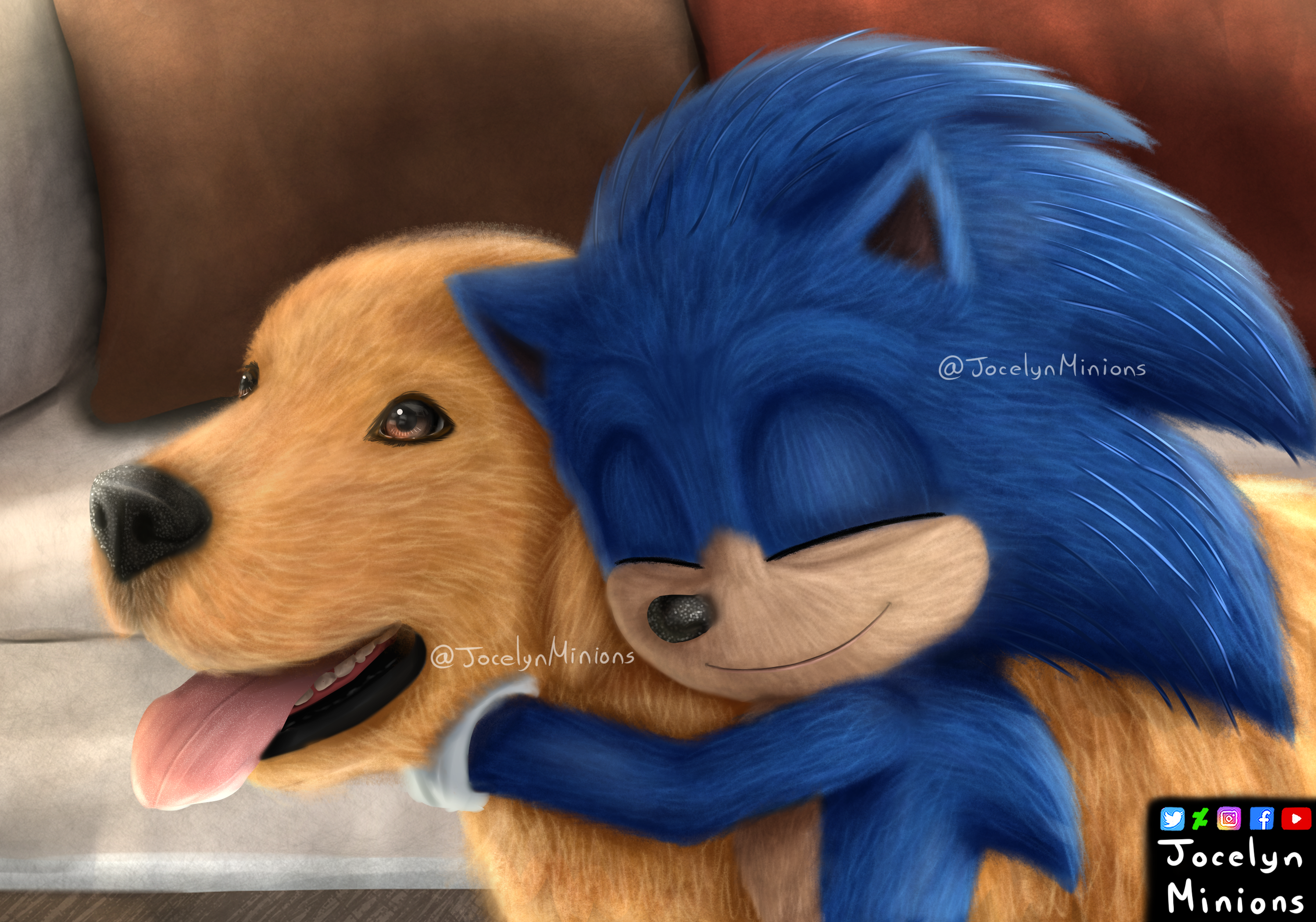 Sonic and Speedy Blue Dog by sonicdog9 on DeviantArt