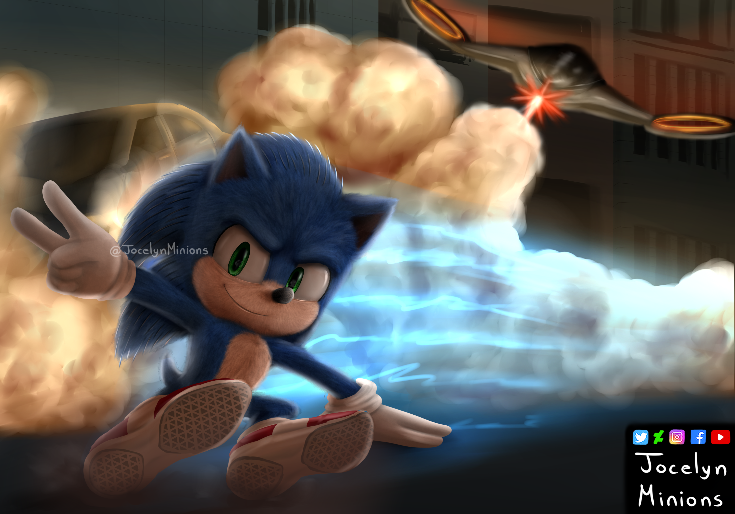 Speeding to Theaters - Sonic Movie Render #1 by dannythecool123 on  DeviantArt