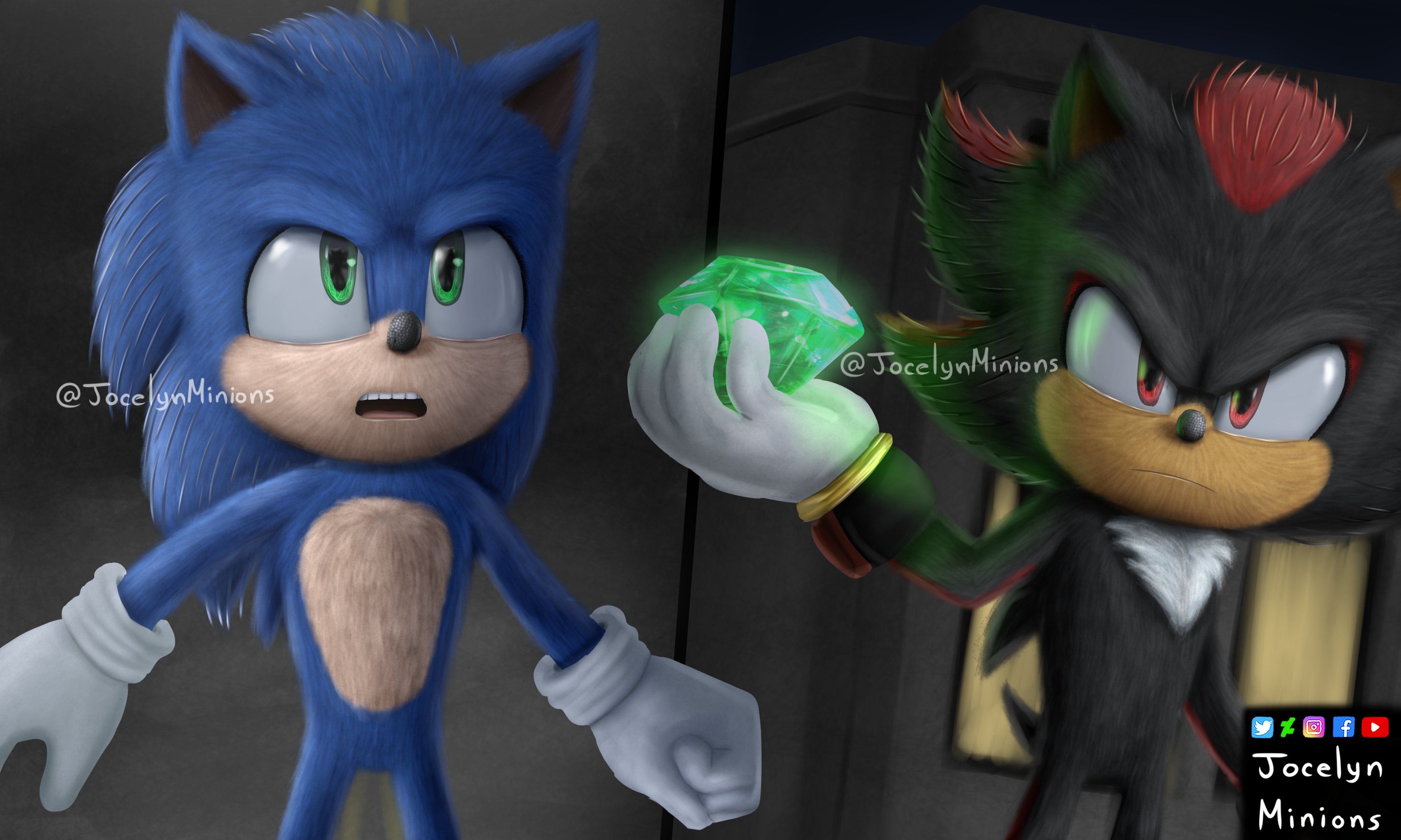 Sonic and Shadow - Sonic Adventure 2 by ShadowLifeman on DeviantArt