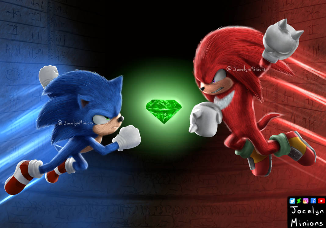 Sonic Vs Knuckles Movie v2 by JocelynMinions on DeviantArt