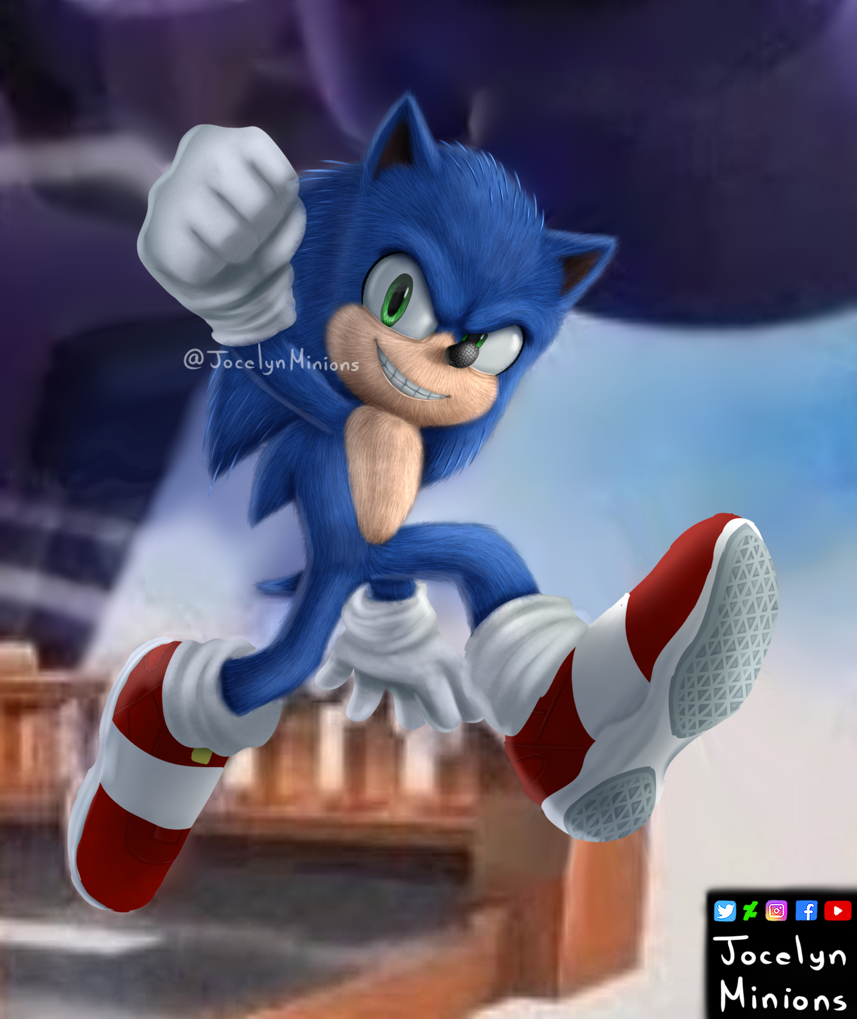 Sonic the Hedgehog (Movie) (5) - PNG by Captain-Kingsman16 on DeviantArt