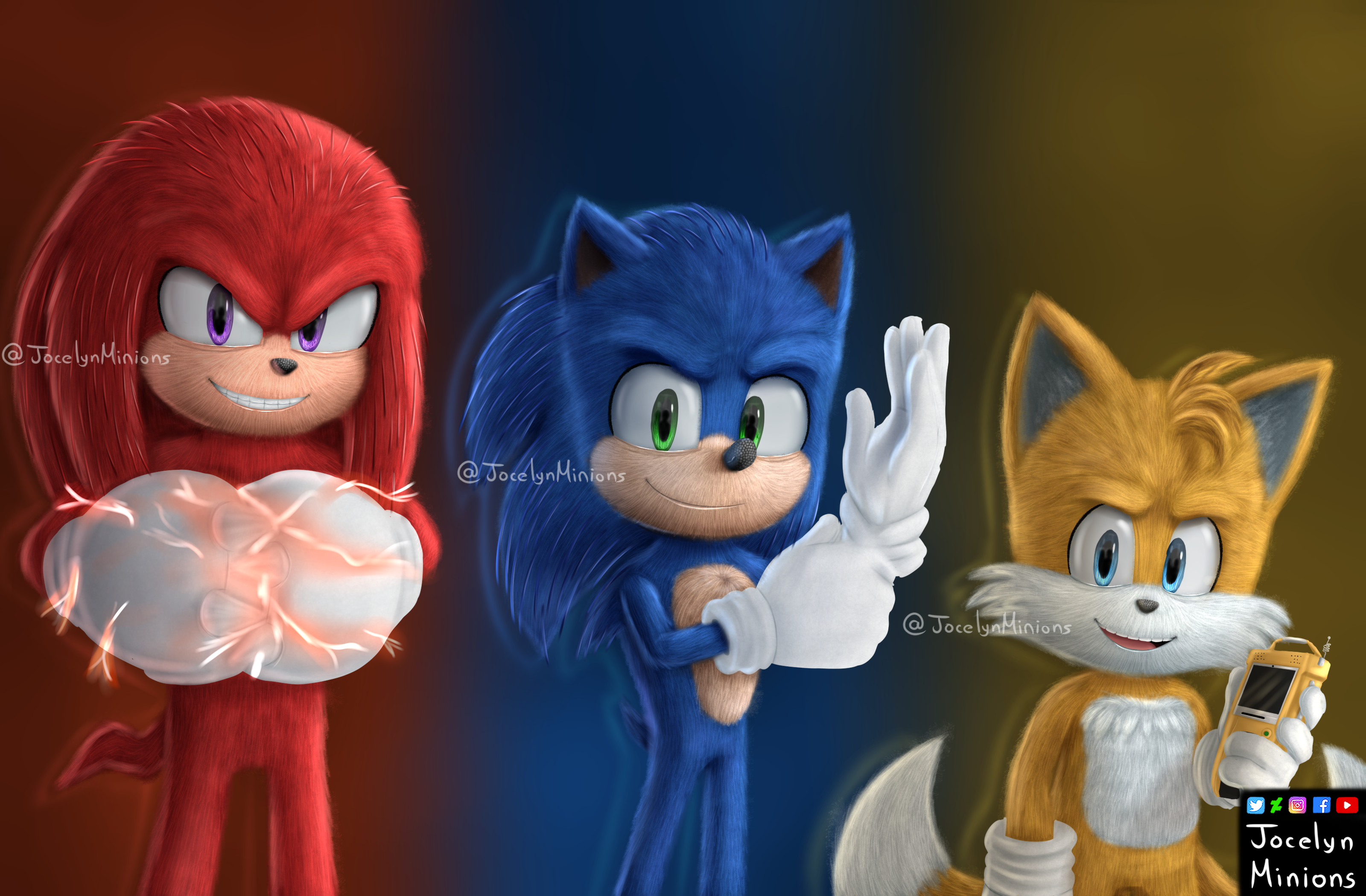 Sonic the Hedgehog (Movie) (3) - PNG by Captain-Kingsman16 on DeviantArt