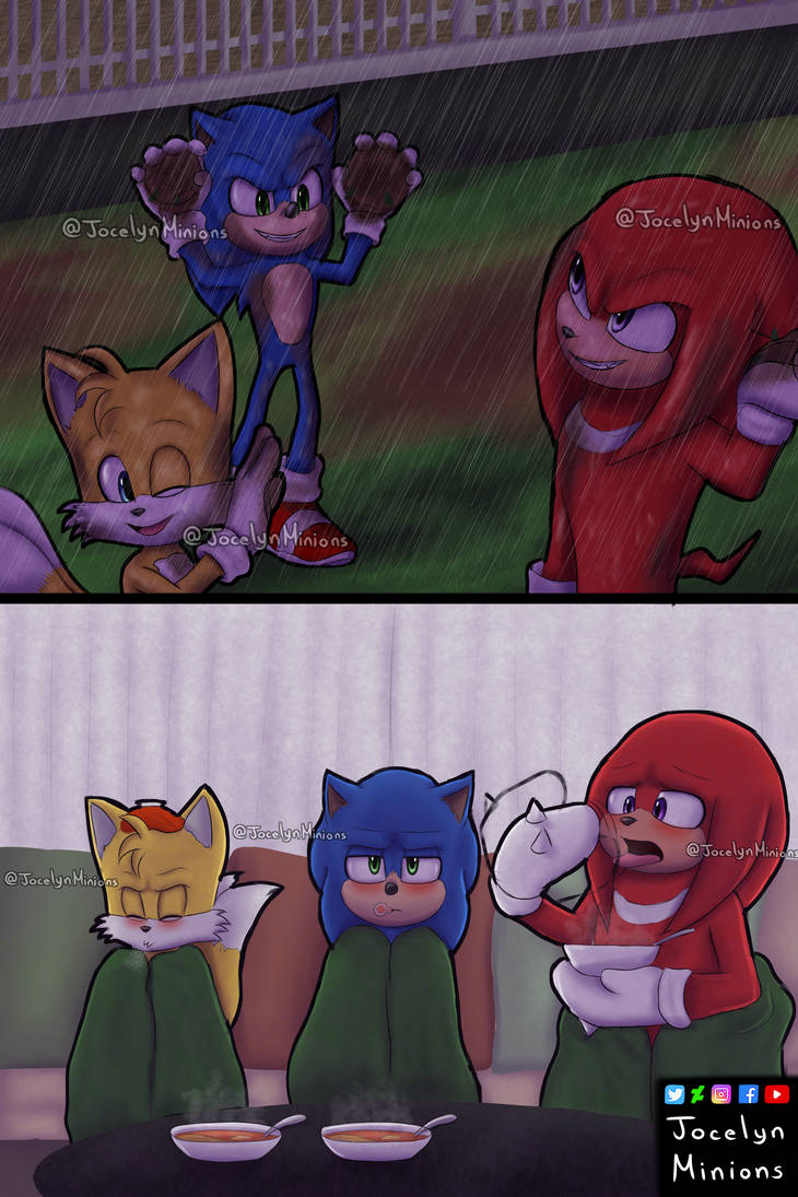 Sonic Tails and Knuckles by JocelynMinions on DeviantArt