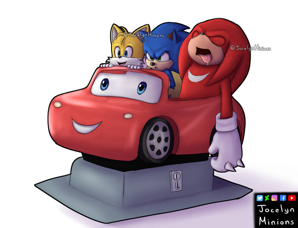 Sonic Tails and Knuckles Car by JocelynMinions on DeviantArt